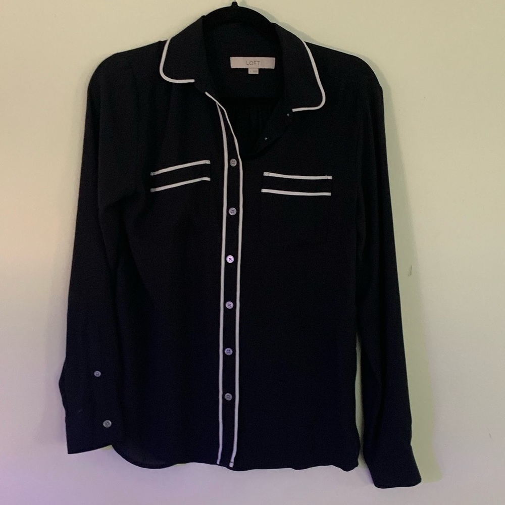 🤍🖤 Black and White Utility Blouse 🖤🤍